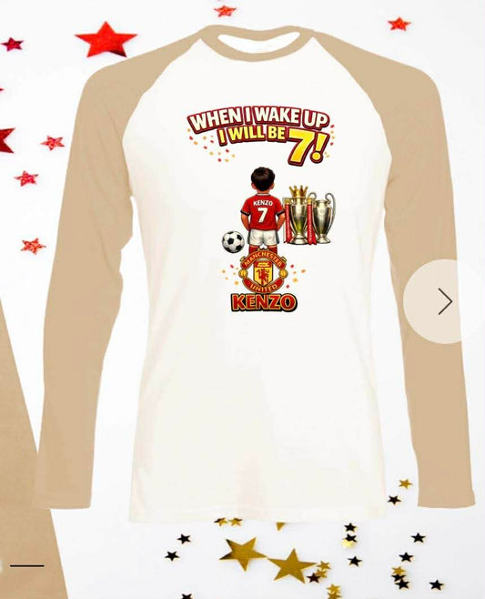 Personalised when i wake up pyjamas - any theme