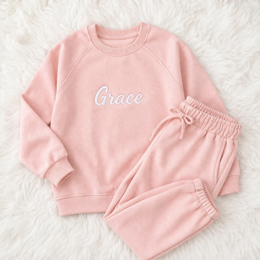 Personalised Embroidery Children Loungewear
