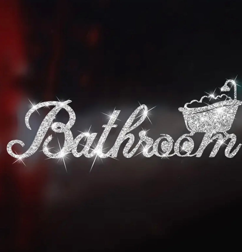 Glitter decal stickers