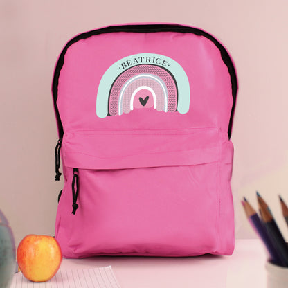 Girls backpack personalised