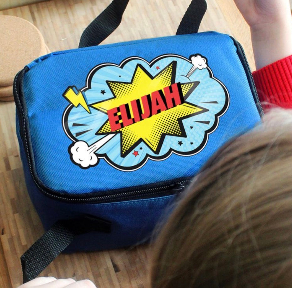 Personalised Boys lunch bag