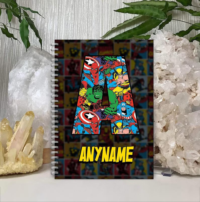 Marvel Personalised Notebook