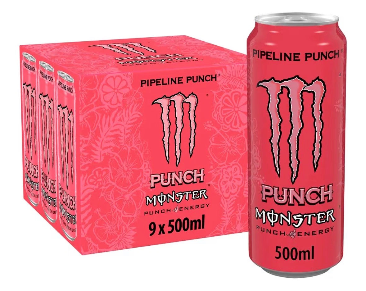 Monster cans x9