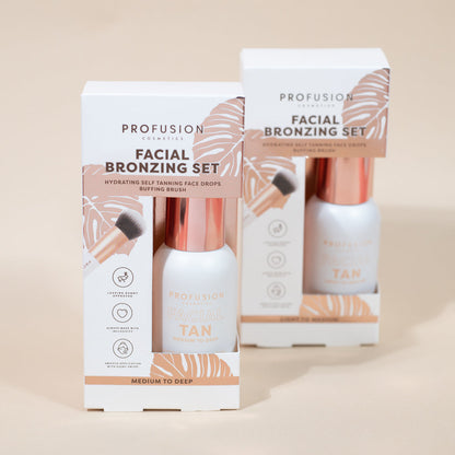 FACIAL BRONZING SET | MEDIUM TO DEEP
