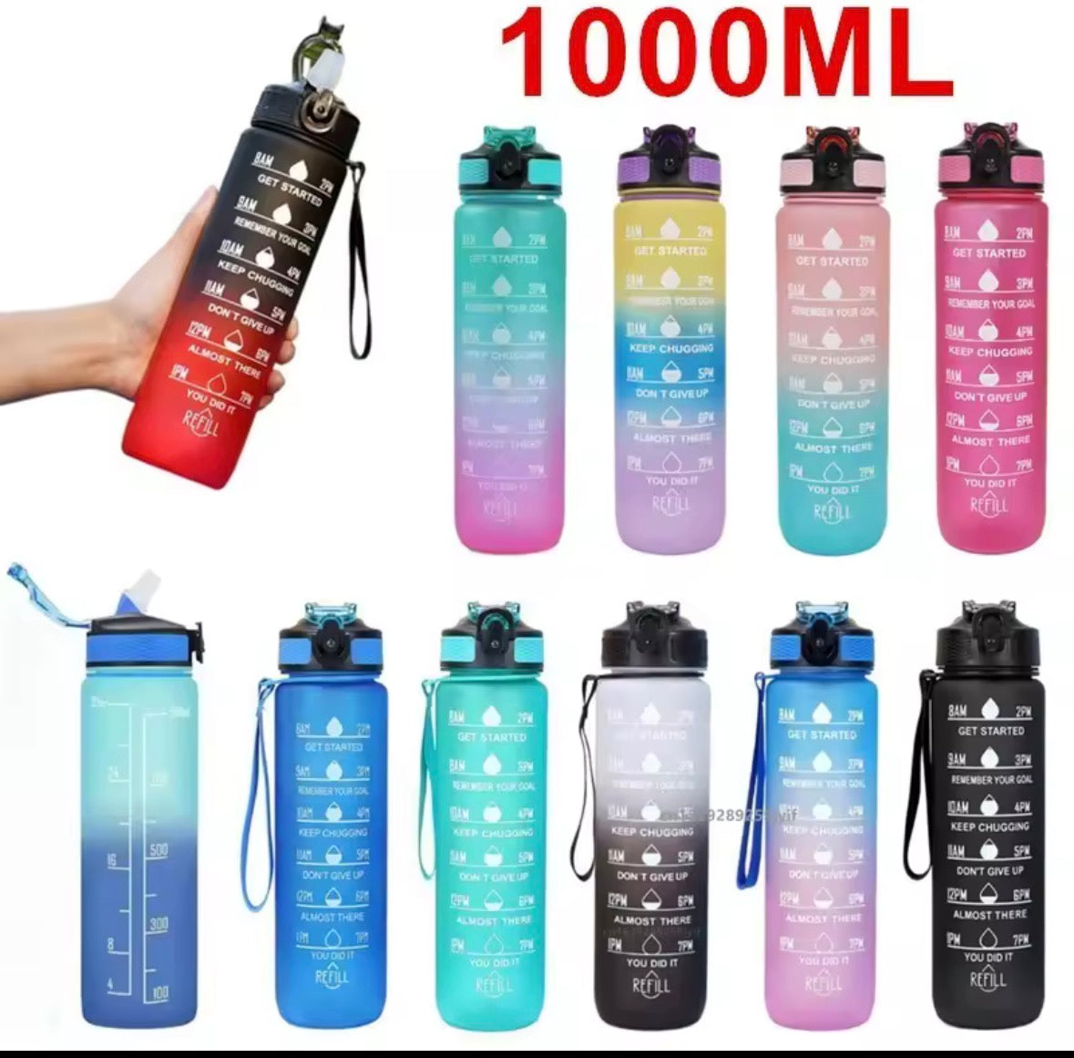 Ombre Water bottles