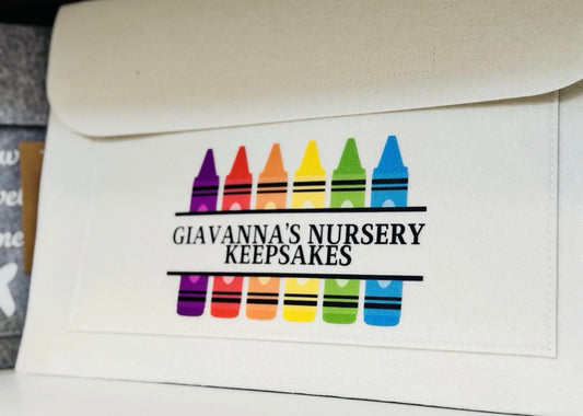 Personalised Nursery School Notes Folder Keepsake