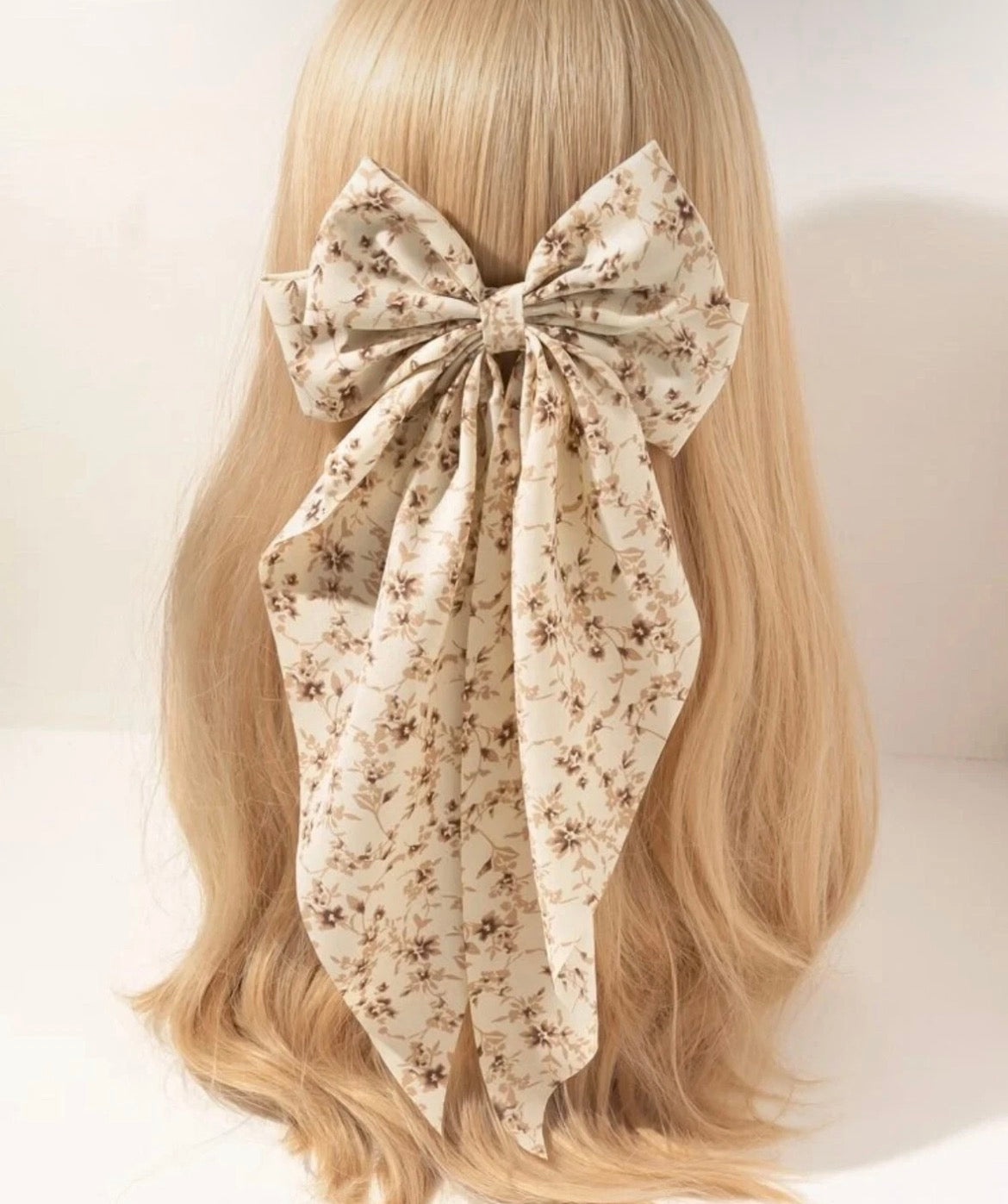 French Big Bow Hair Clip Barrette