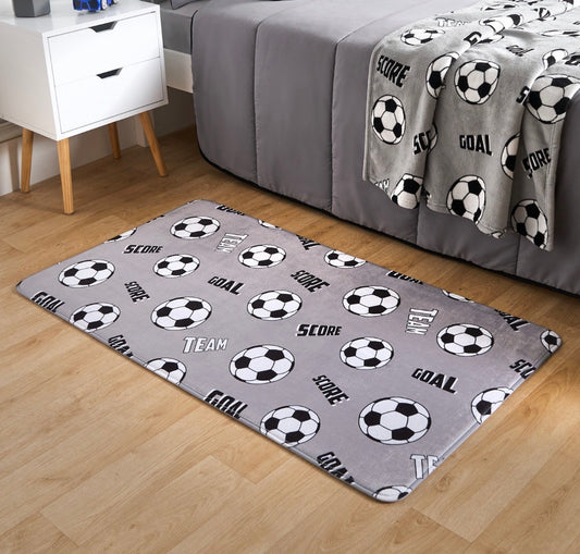 Kids Supersoft Football Rug