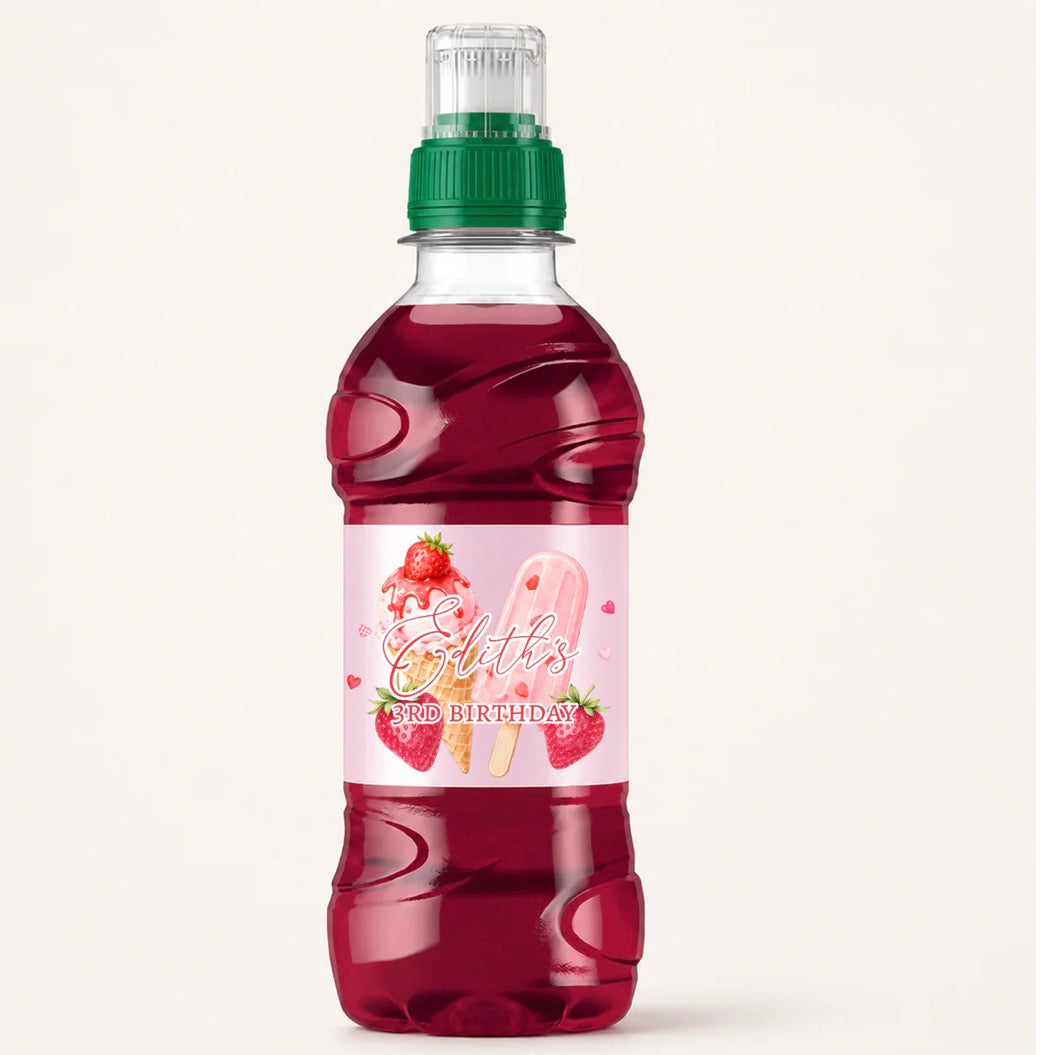 Personalised Fruit shoot labels