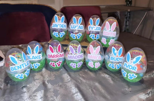 Personalised Small Fillable Eggs