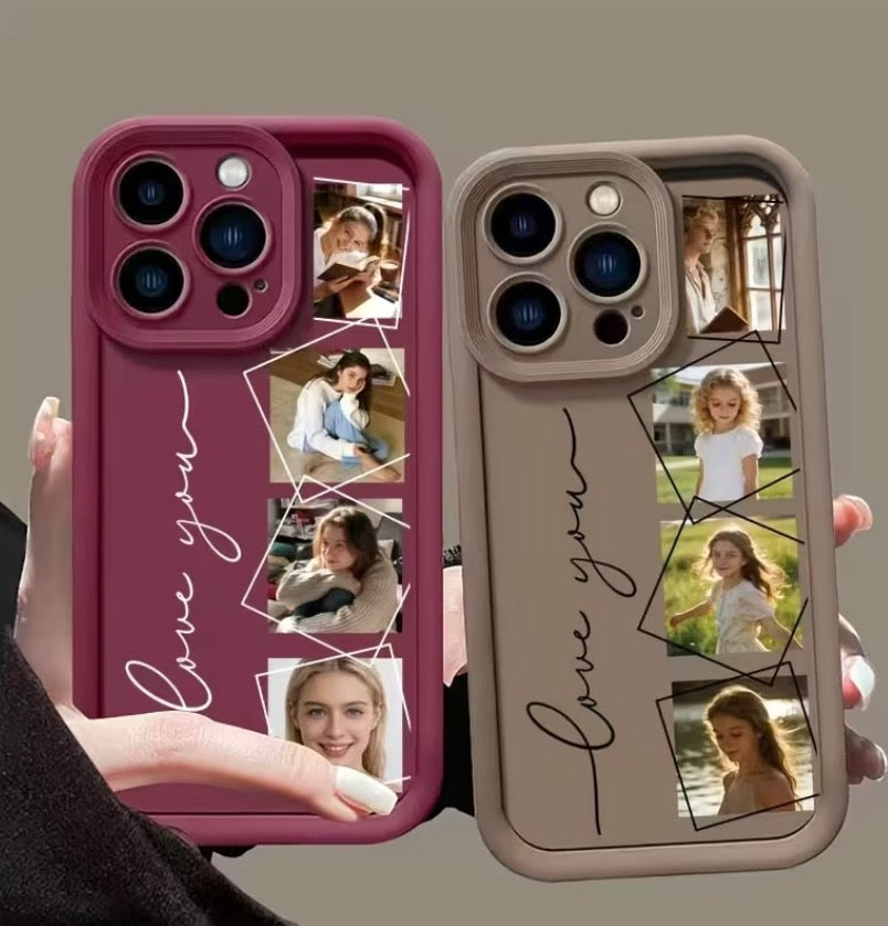 Personalised 4 photo phone case