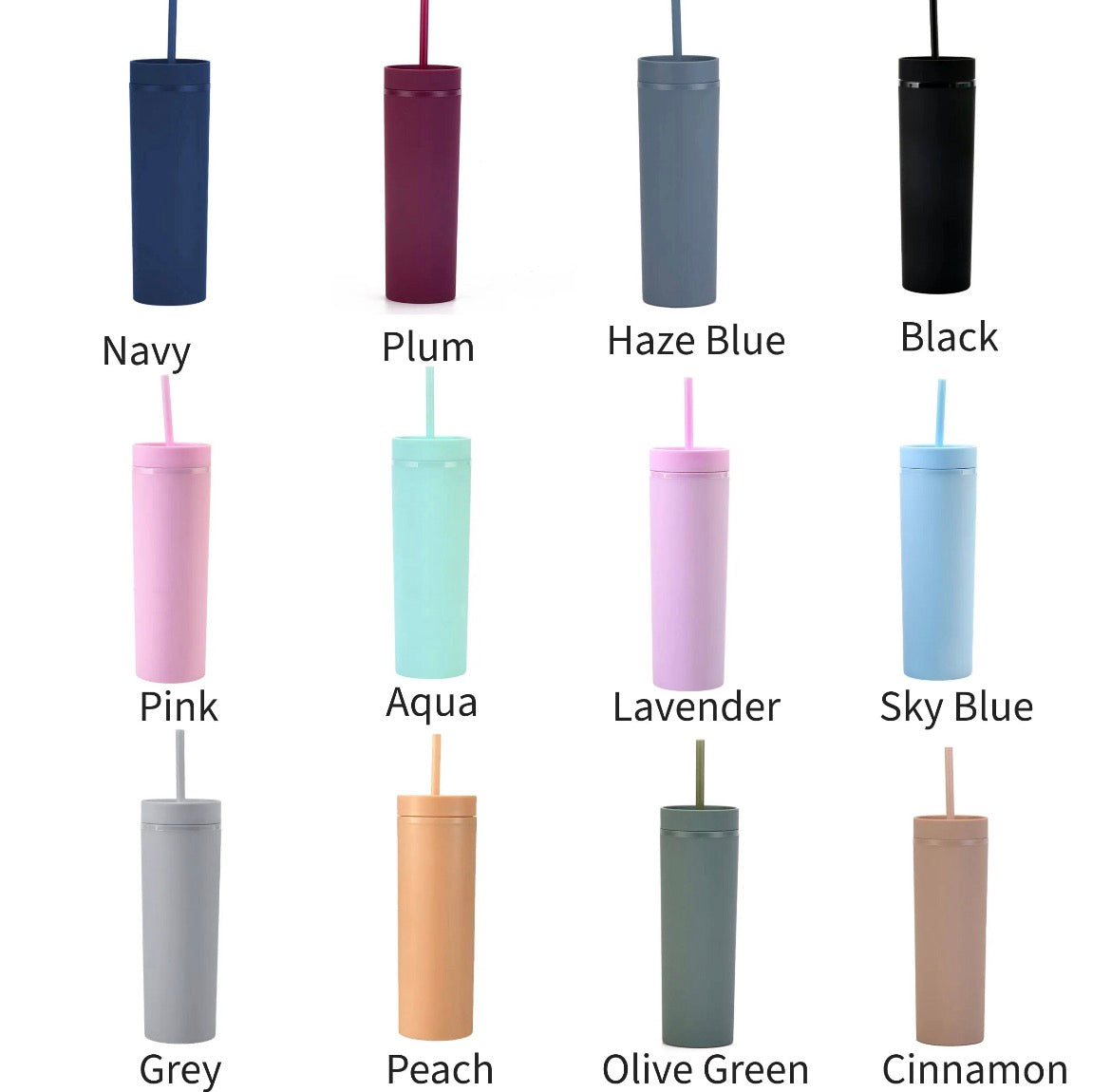 Personalised Matte 16oz Tumblers