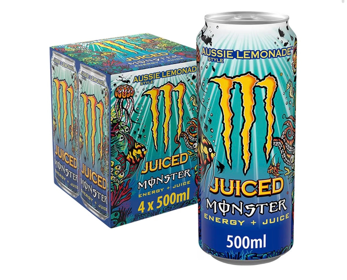 Monster cans x4