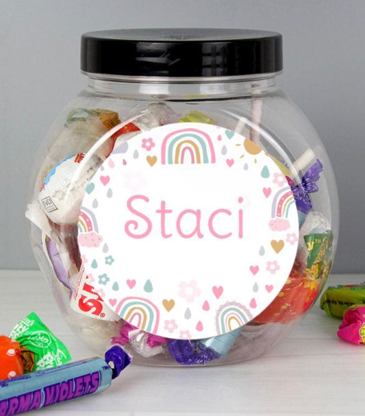 Personalised Filled Sweets Jar