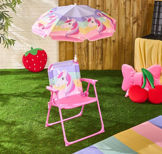 Kids Camping Chair Parasol