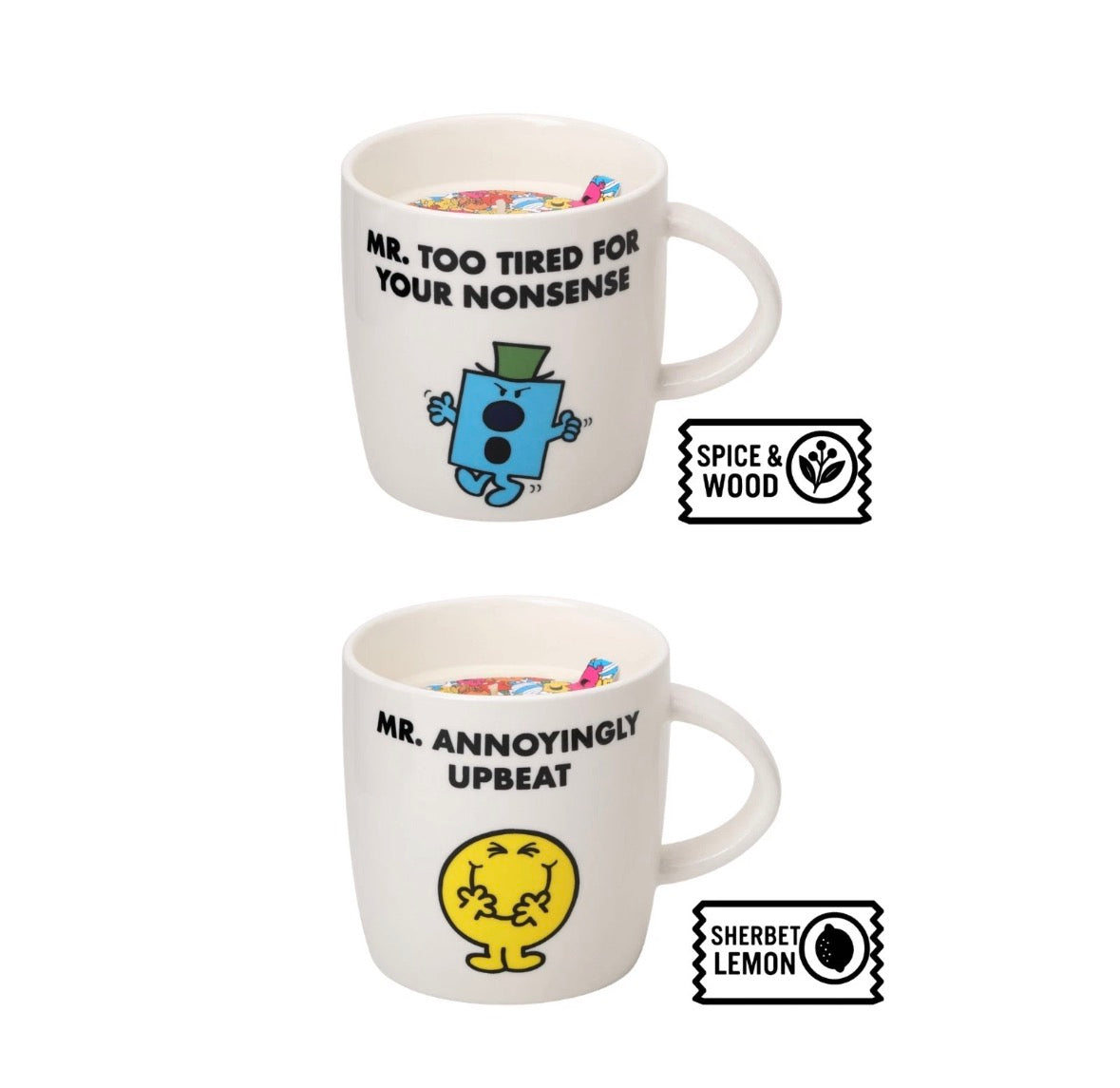 Mr Men little miss reusable mug and candle