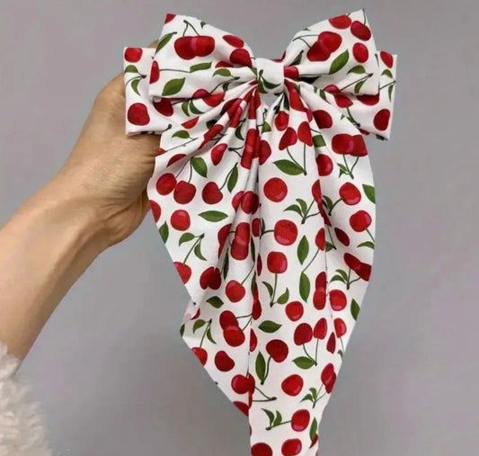 French Big Bow Hair Clip Barrette