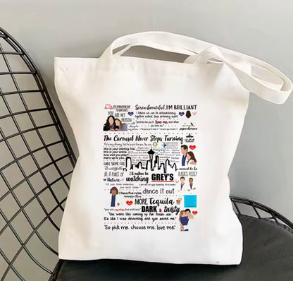 Greys tote bag
