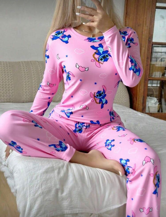 Stitch Pink Valentines pyjamas