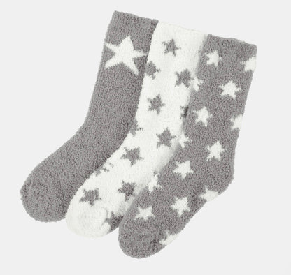 3 pairs fluffy socks