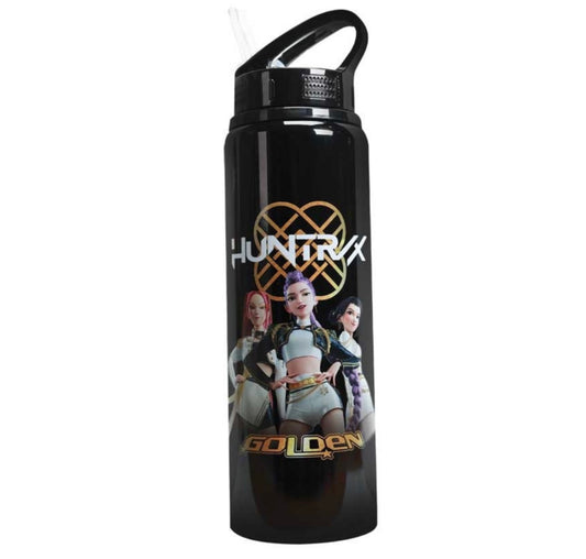 Huntrix golden water bottle