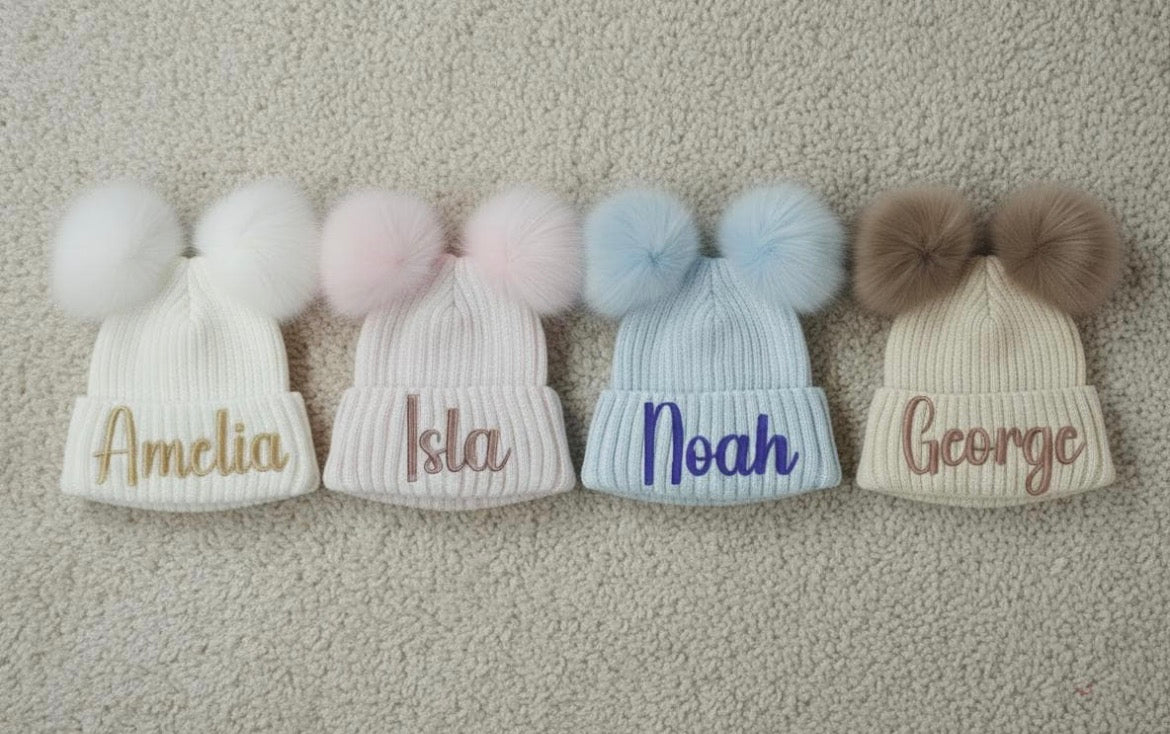 Personalised Baby Beanie Hat