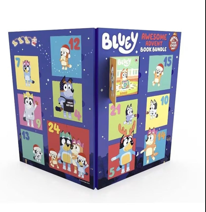 Blue dog 24 book advent calendar