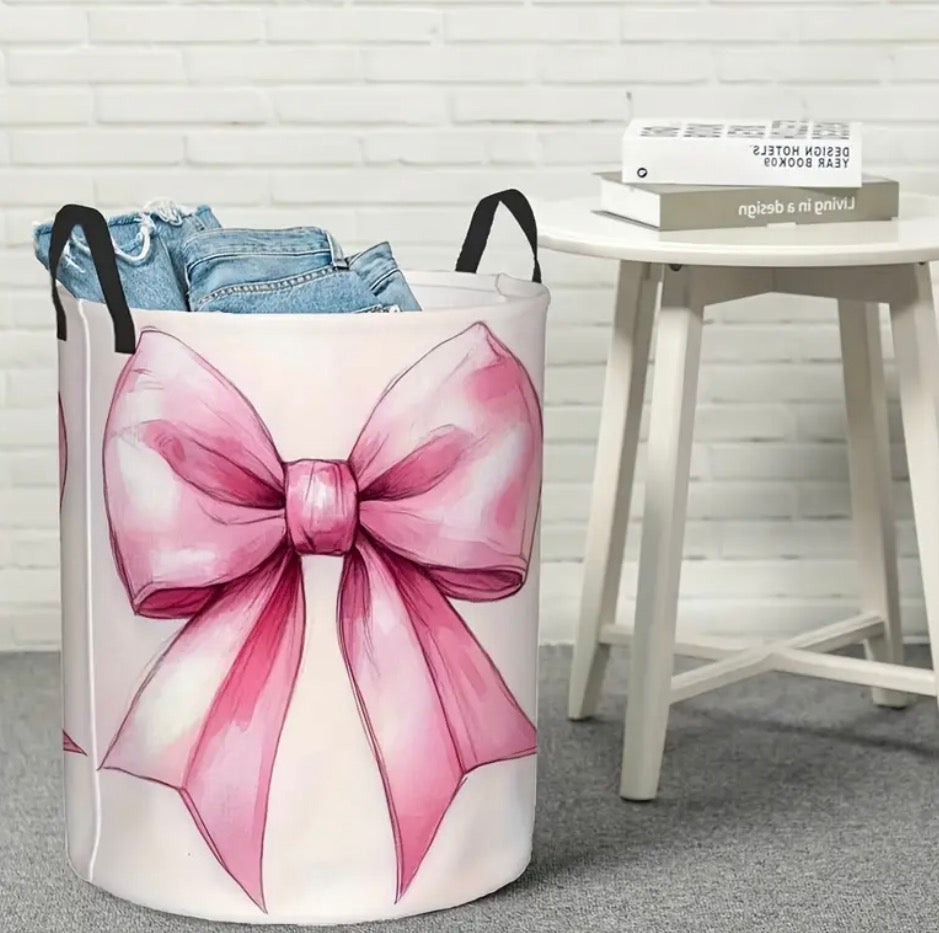 Bow laundry basket