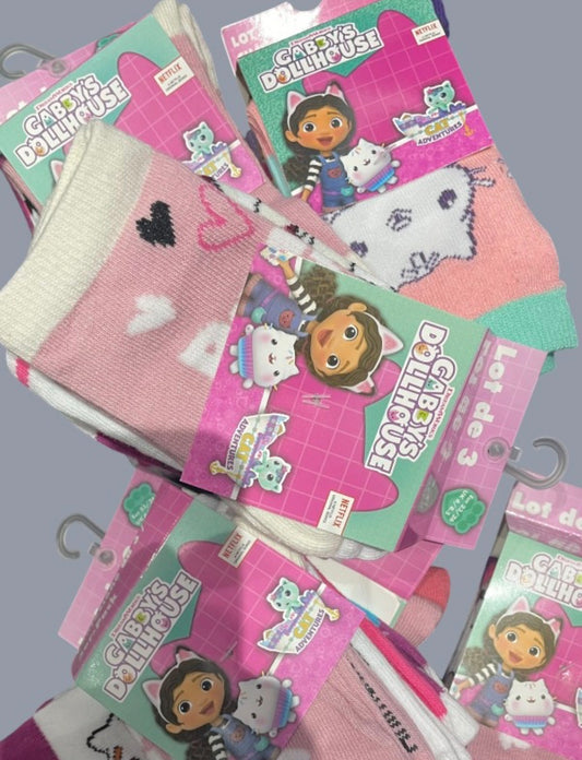 Gabby Dollhouse socks - 3 pack