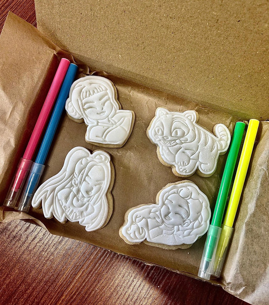 Colour Your Own Kpop Biscuits