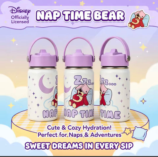 TS5 naptime bear stainless steel bottle