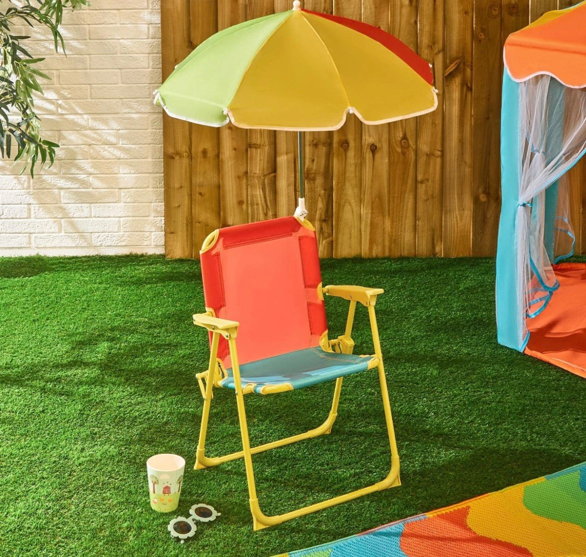 Kids Camping Chair Parasol