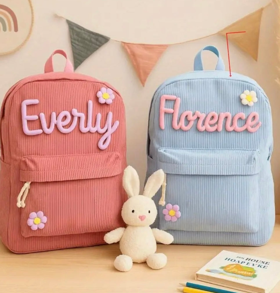 Kids personalised backpacks