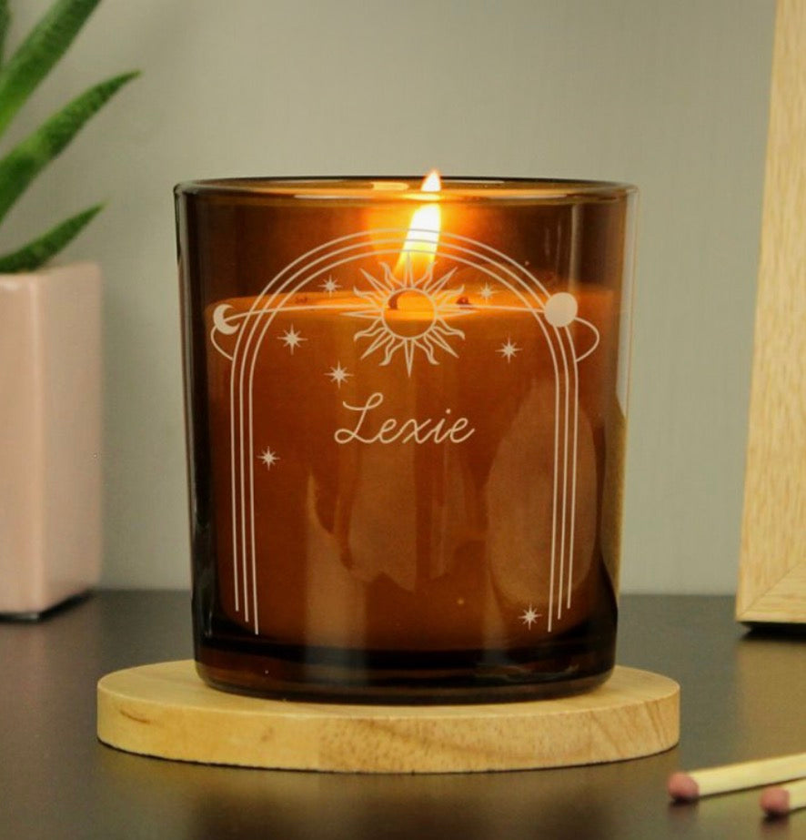 Sun Personalised Candle