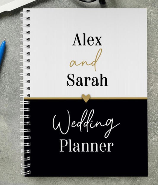Personalised A5 Wedding Planner