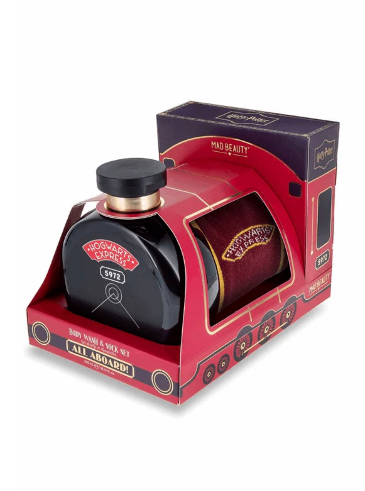 Harry Potter hogwarts express body wash & socks set