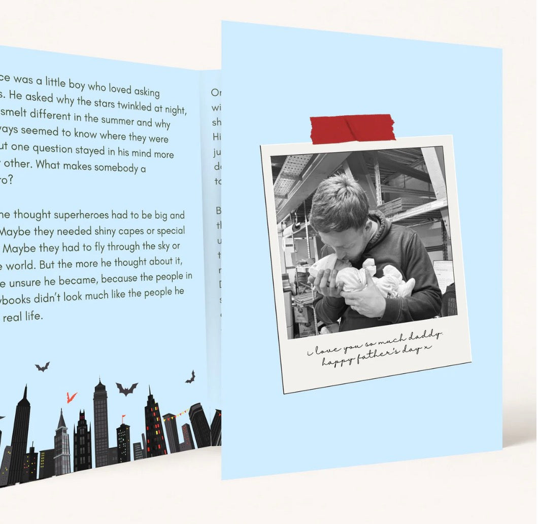 Personalised Fathers day Story booklet