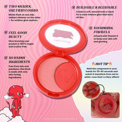 Turn Up The Heat Soft Matte & Shimmer Blush Duo