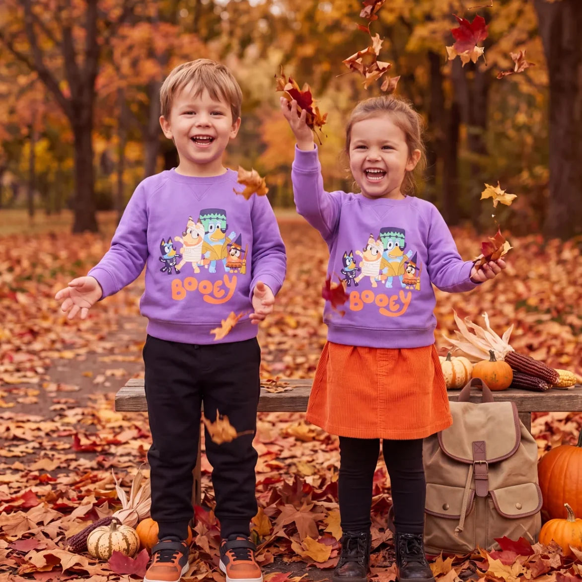 Kids booey halloween jumper