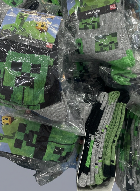 Minecraft Kids socks