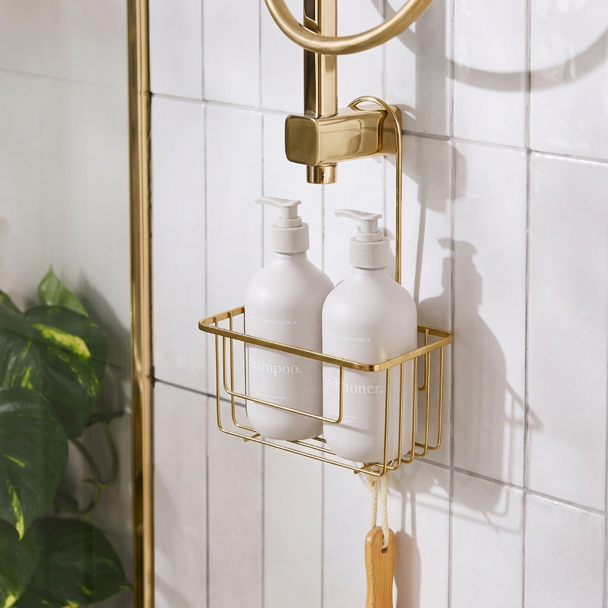 hanging shower caddy
