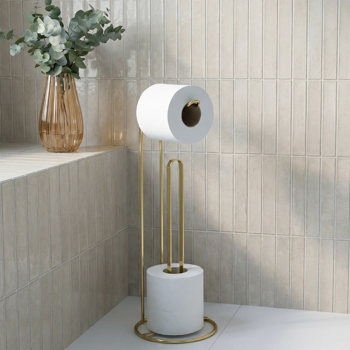 Freestanding Toilet Roll Holder