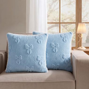 Bow cushion covers - 2 pack