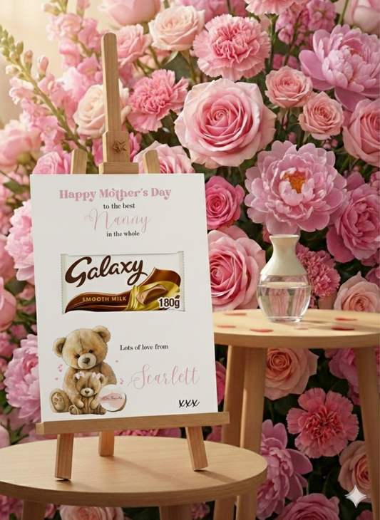 Personalised Mothers day Chocolate Bars boards - preorder
