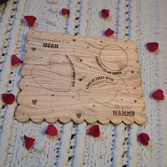 Personalised Valentines Day Treat tray