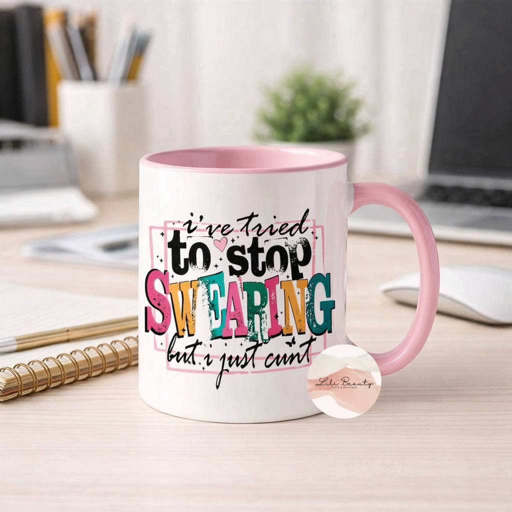 i've tried to stop swearing mug