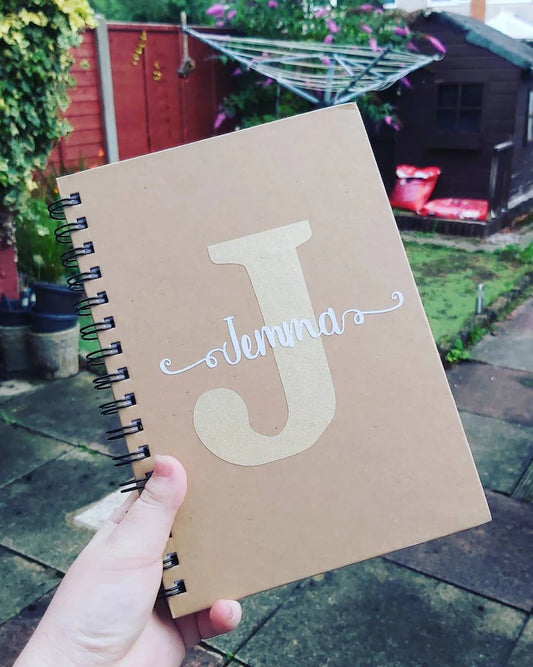 Personalised Name Initial Notebook