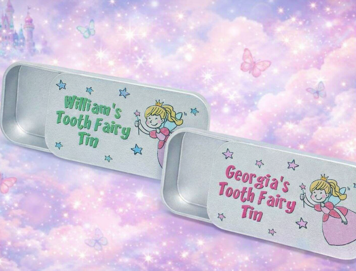 Personalised Tooth Fairy Tin