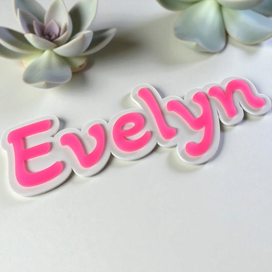 Personalised Neon glow in the dark sign