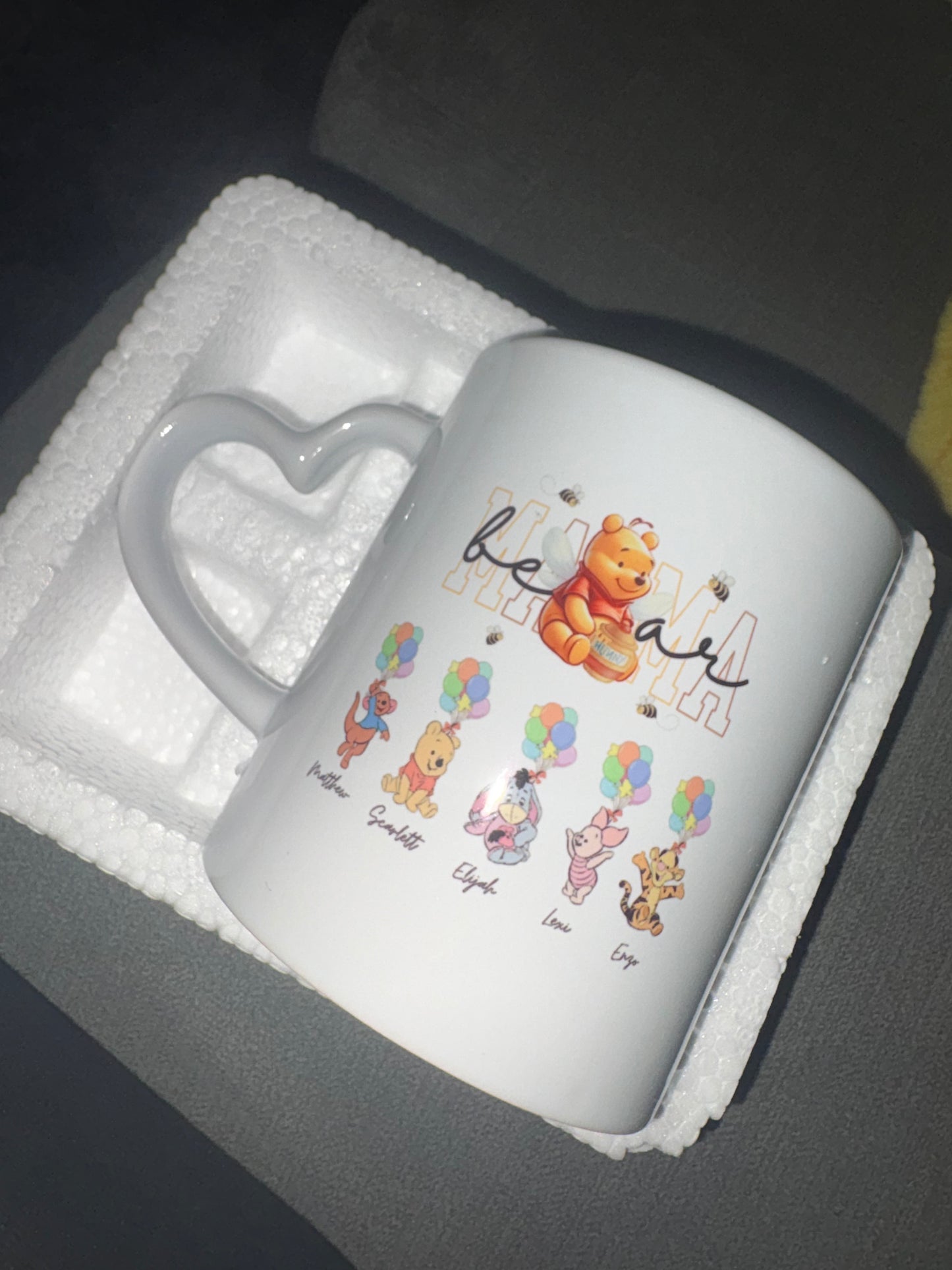 Personalised Winnie Mama bear mug - Luna Belle EXCLUSIVE